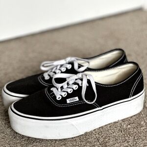 Vans Black Authentic Stackform